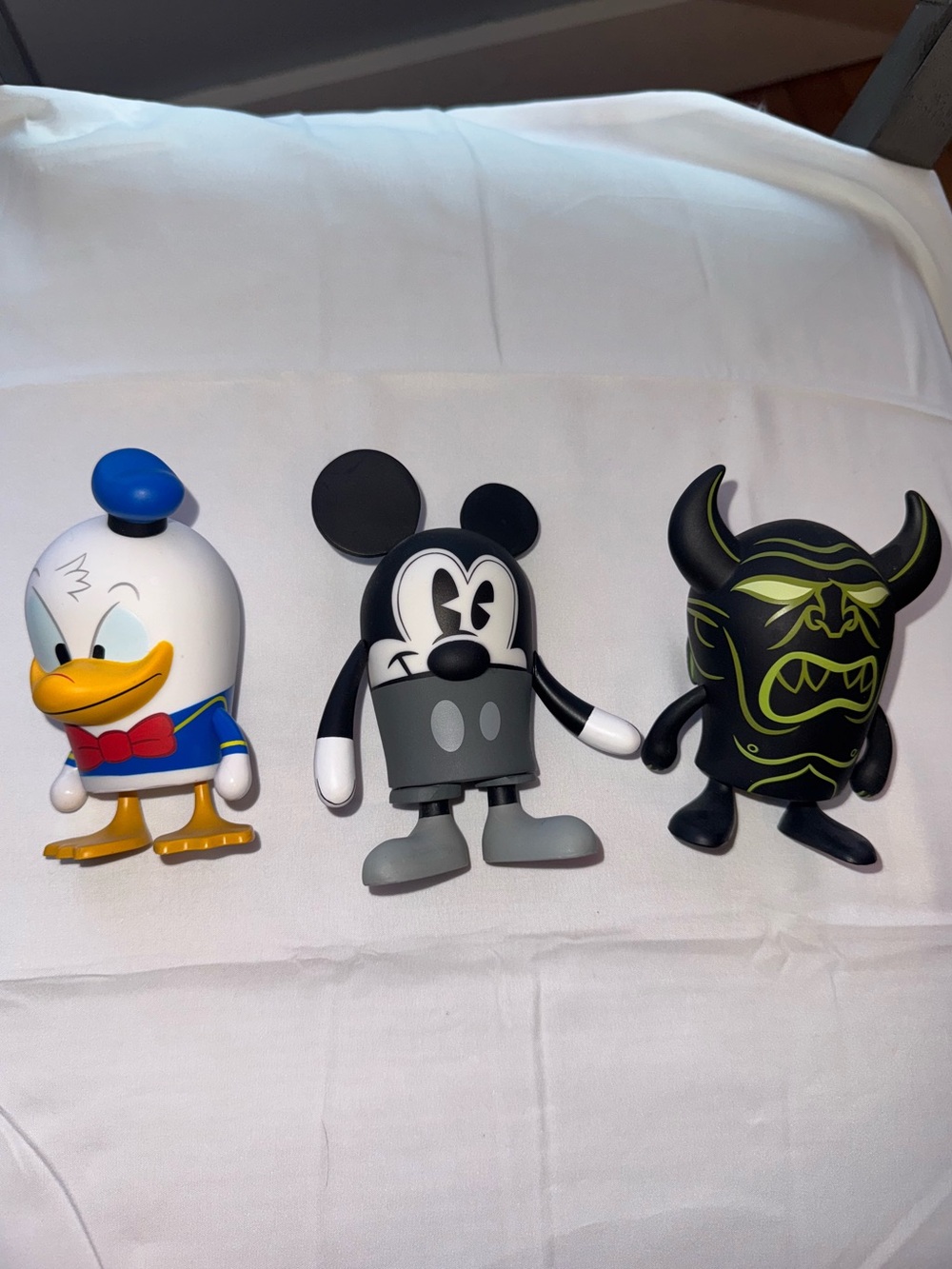 Disney Vinylmation Popcorn figures Donald Mickey Chernabog